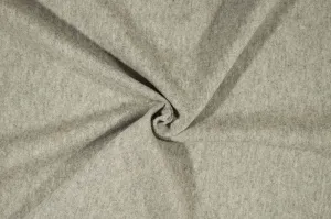 End of Bolt: 1.5 yards of LA FINCH Cotton Spandex Solid Heather Gray Jersey 10 oz Knit-remnant
