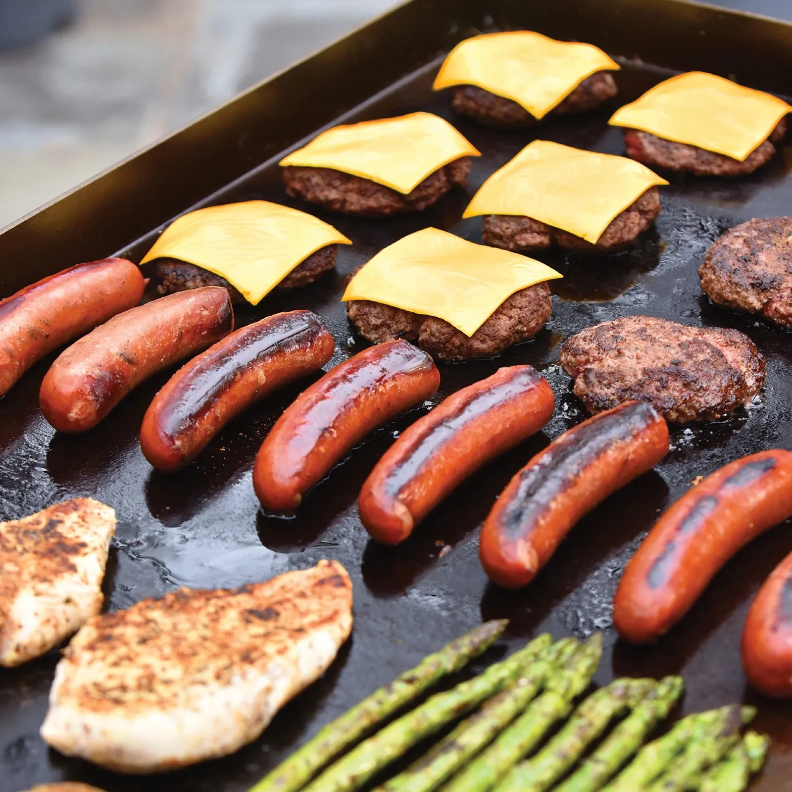 Flat Iron® 4-Burner Griddle without Lid