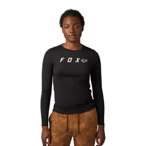 Fox Racing  Womens Absolute Long Sleeve Tech Tee T-Shirt Quick Dry Comfort Black