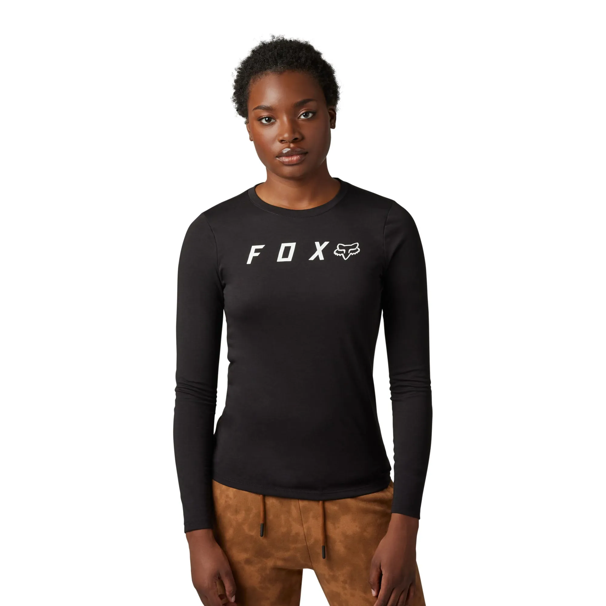Fox Racing  Womens Absolute Long Sleeve Tech Tee T-Shirt Quick Dry Comfort Black