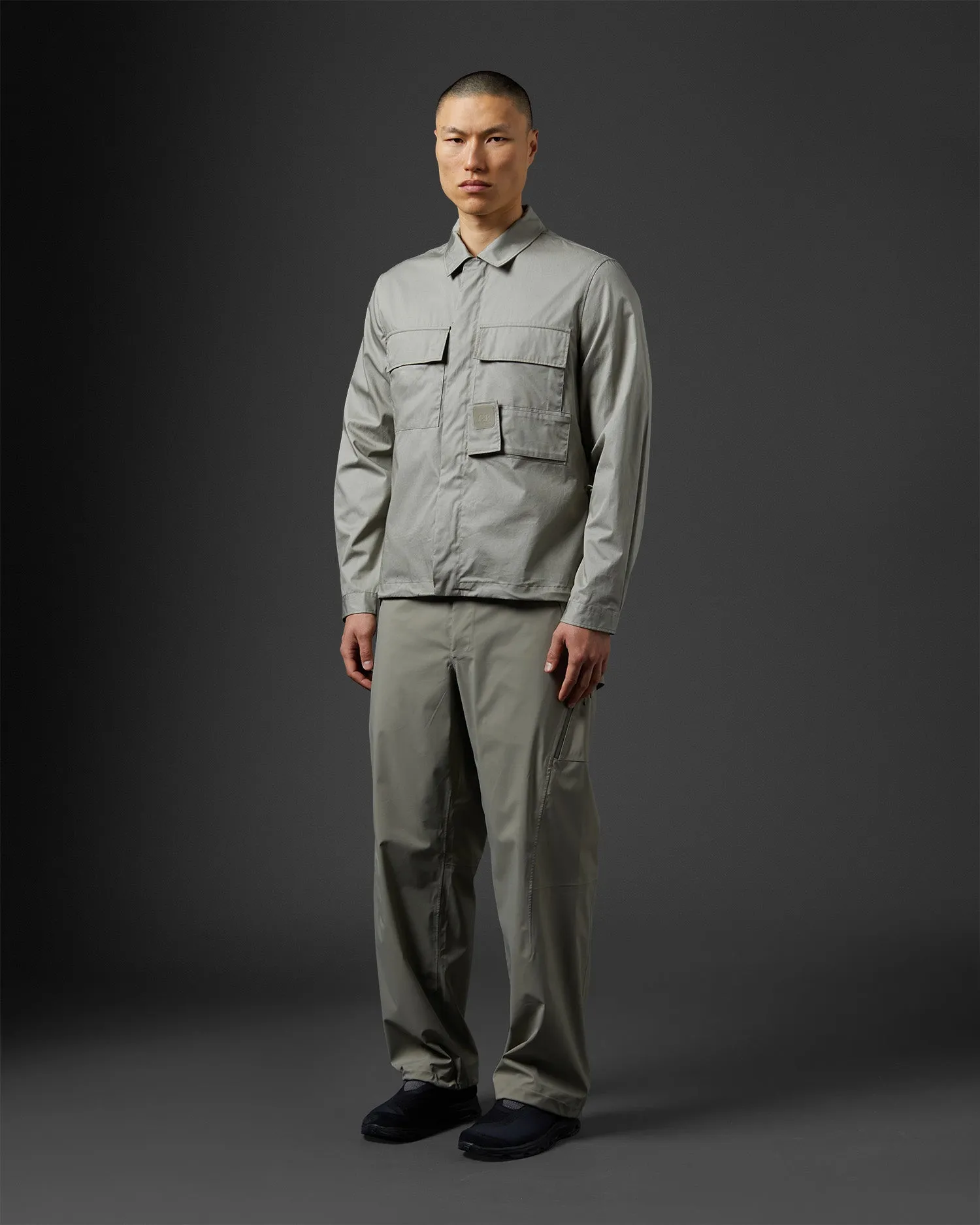 Gabardine Pocket Shirt - Silver Sage
