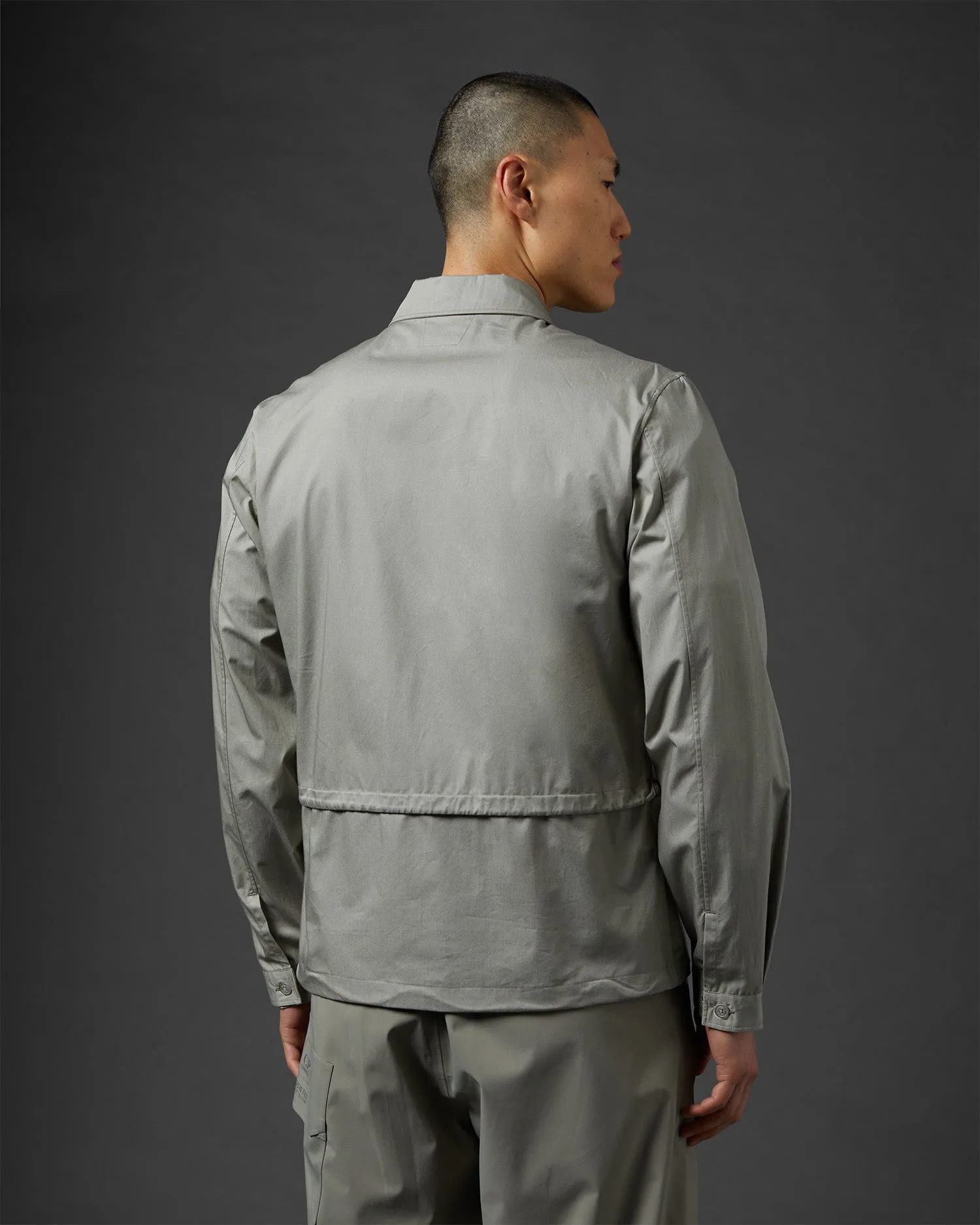 Gabardine Pocket Shirt - Silver Sage