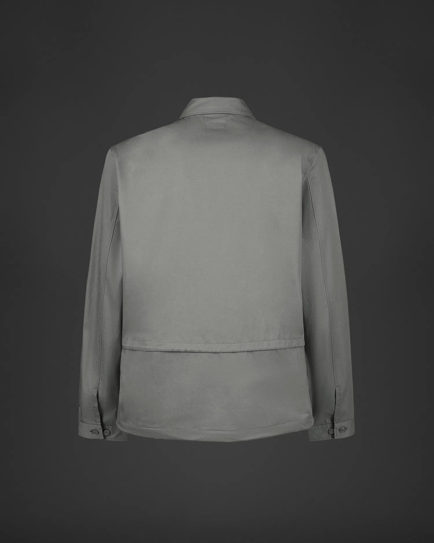 Gabardine Pocket Shirt - Silver Sage