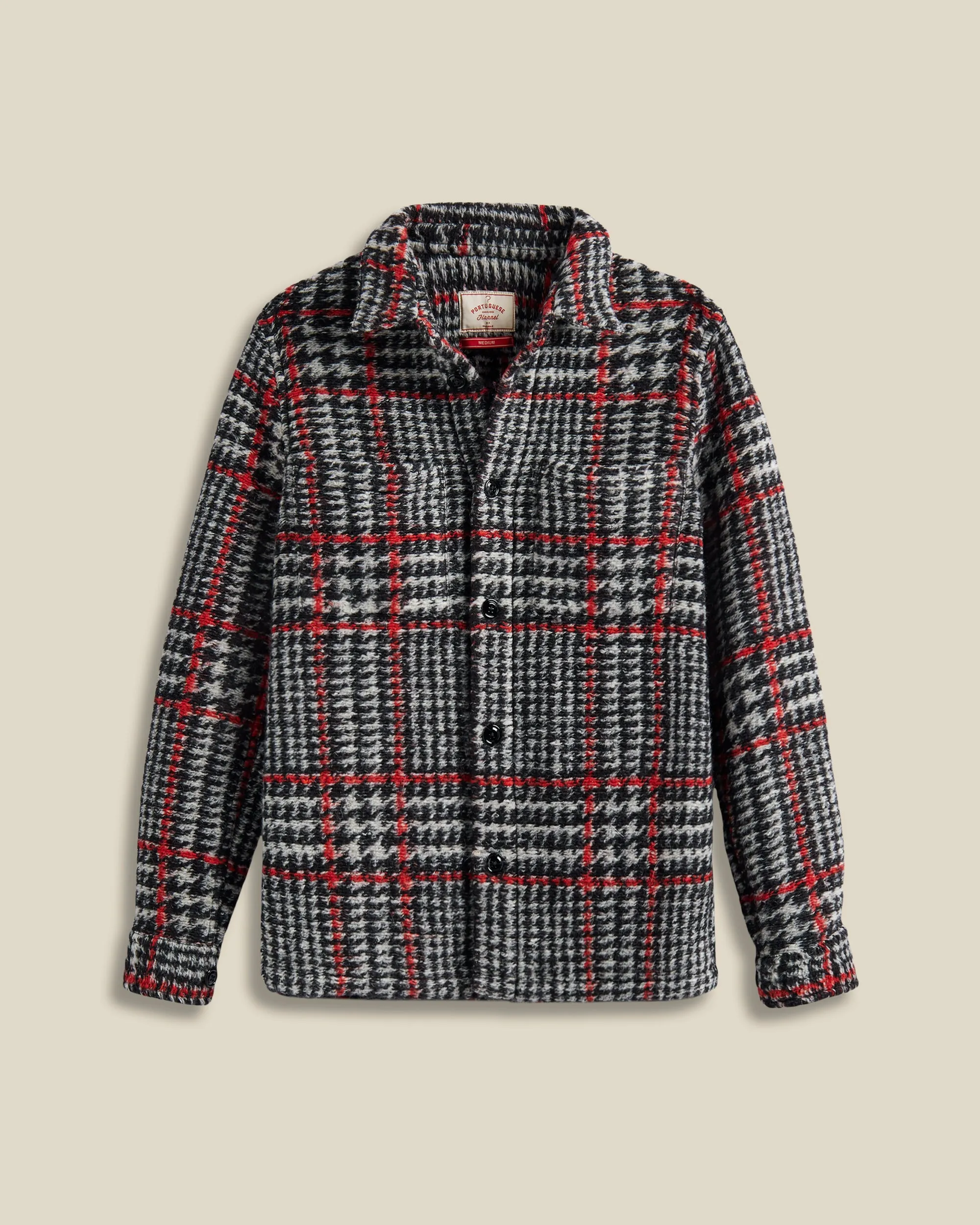 Gales Overshirt - Black/Red