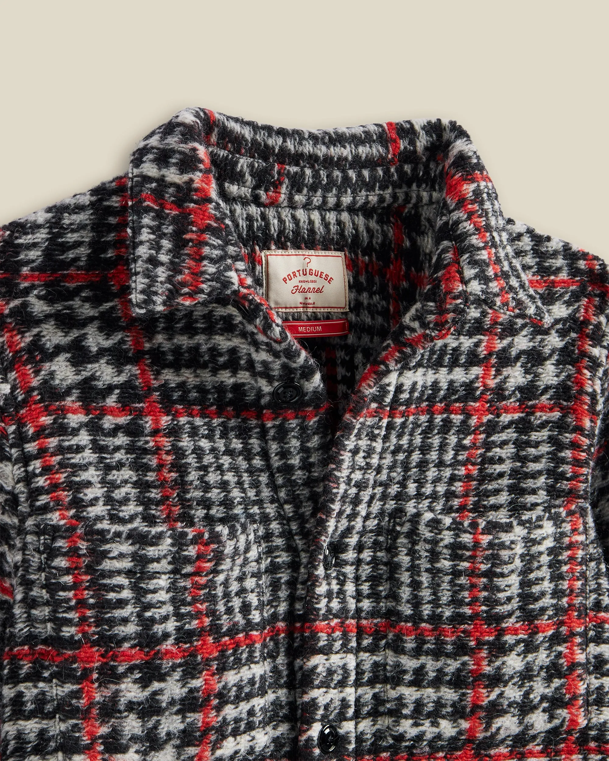 Gales Overshirt - Black/Red