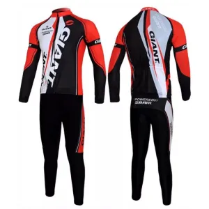 GIANT Cycling Clothing Set Breathable Bicycle Cycling Jersey Gel Padded Pants Outdoor Quick Dry Clothes X2609422