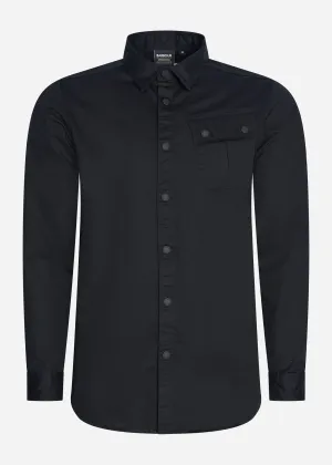 Graphite overshirt - black