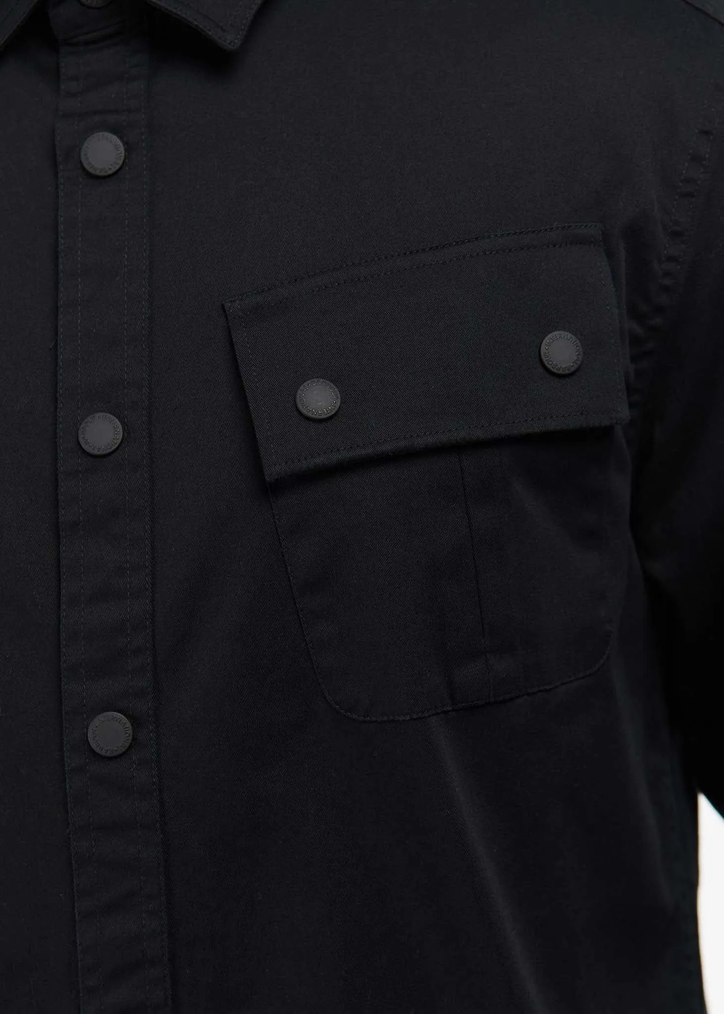 Graphite overshirt - black