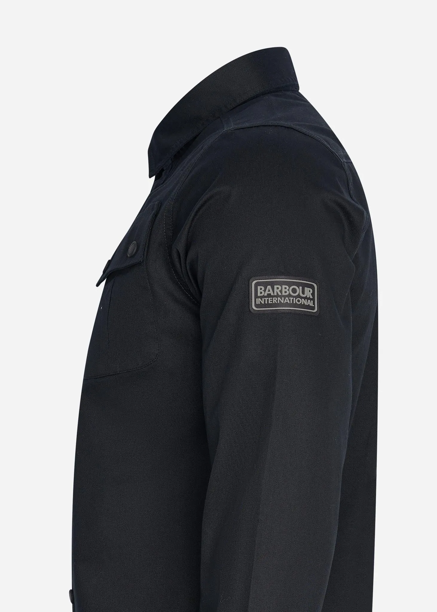 Graphite overshirt - black