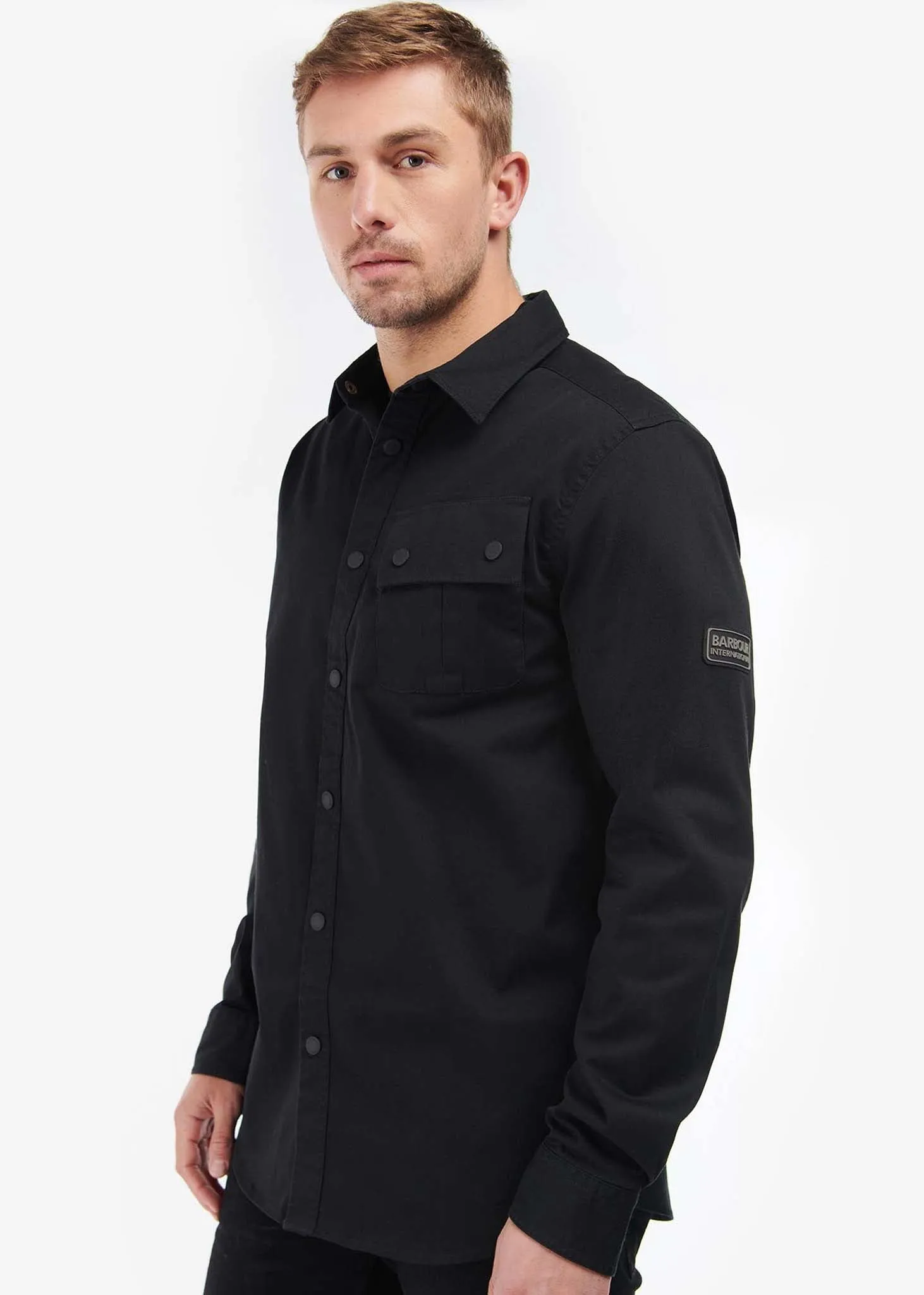 Graphite overshirt - black