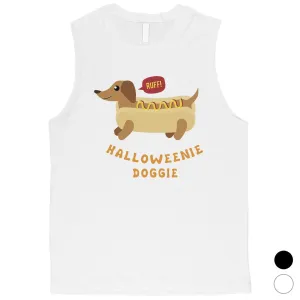 Halloweenie Doggie Mens Muscle Shirt