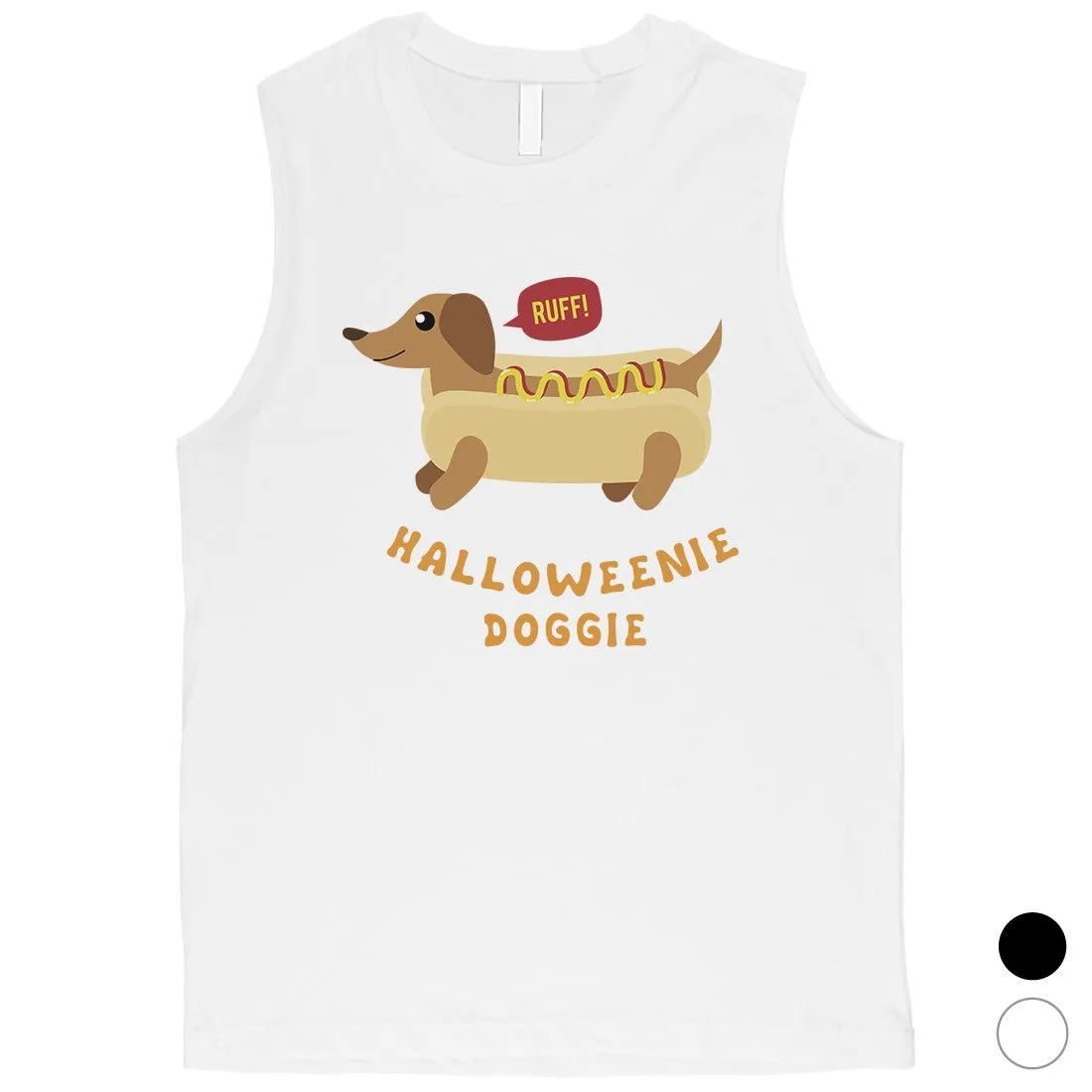 Halloweenie Doggie Mens Muscle Shirt