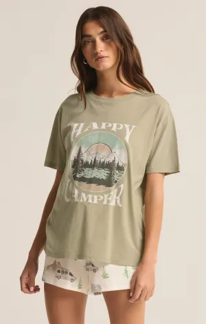 Happy Camper Boyfriend Tee Meadow