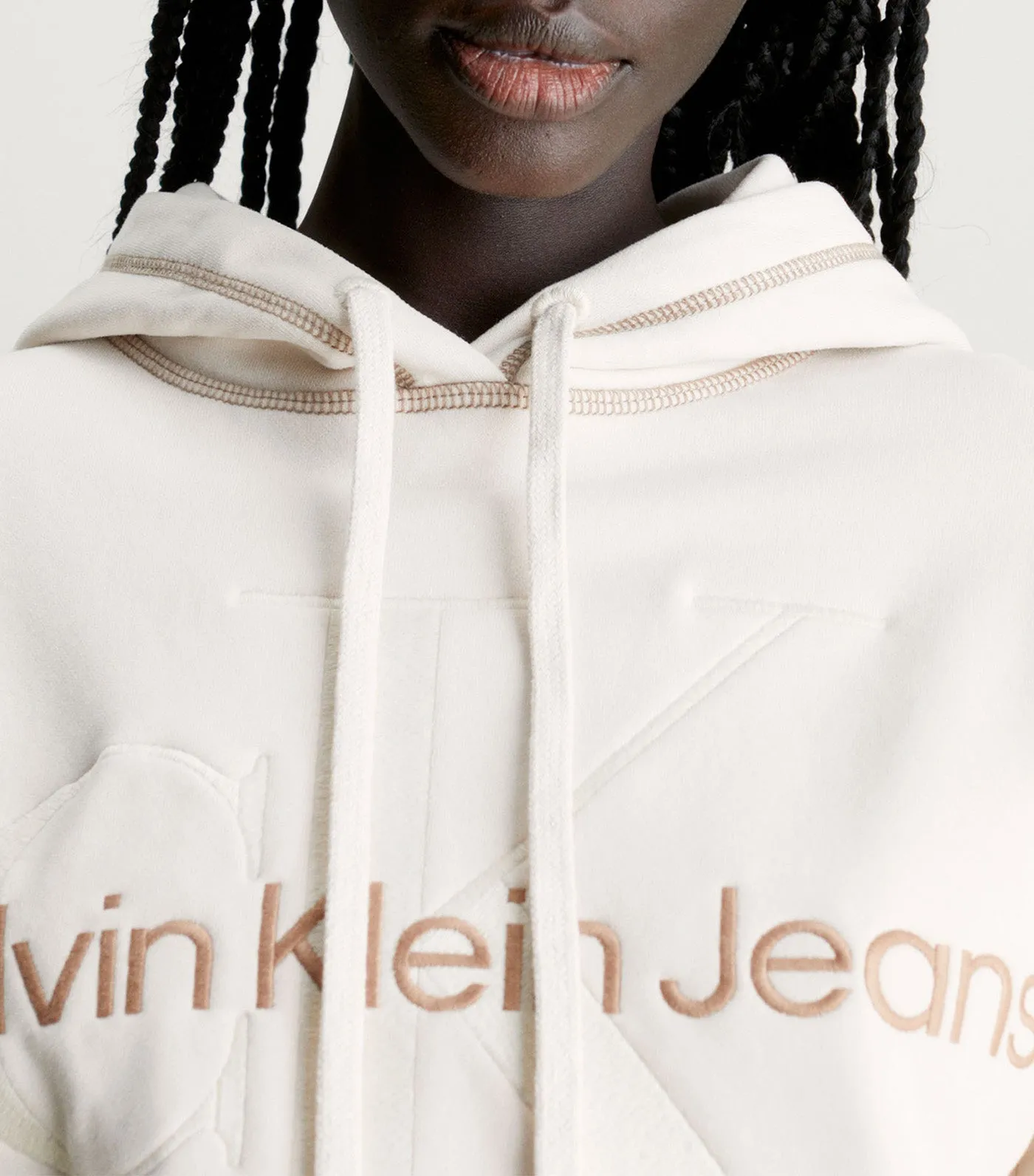 Hero Monologo Short Hoodie Brown