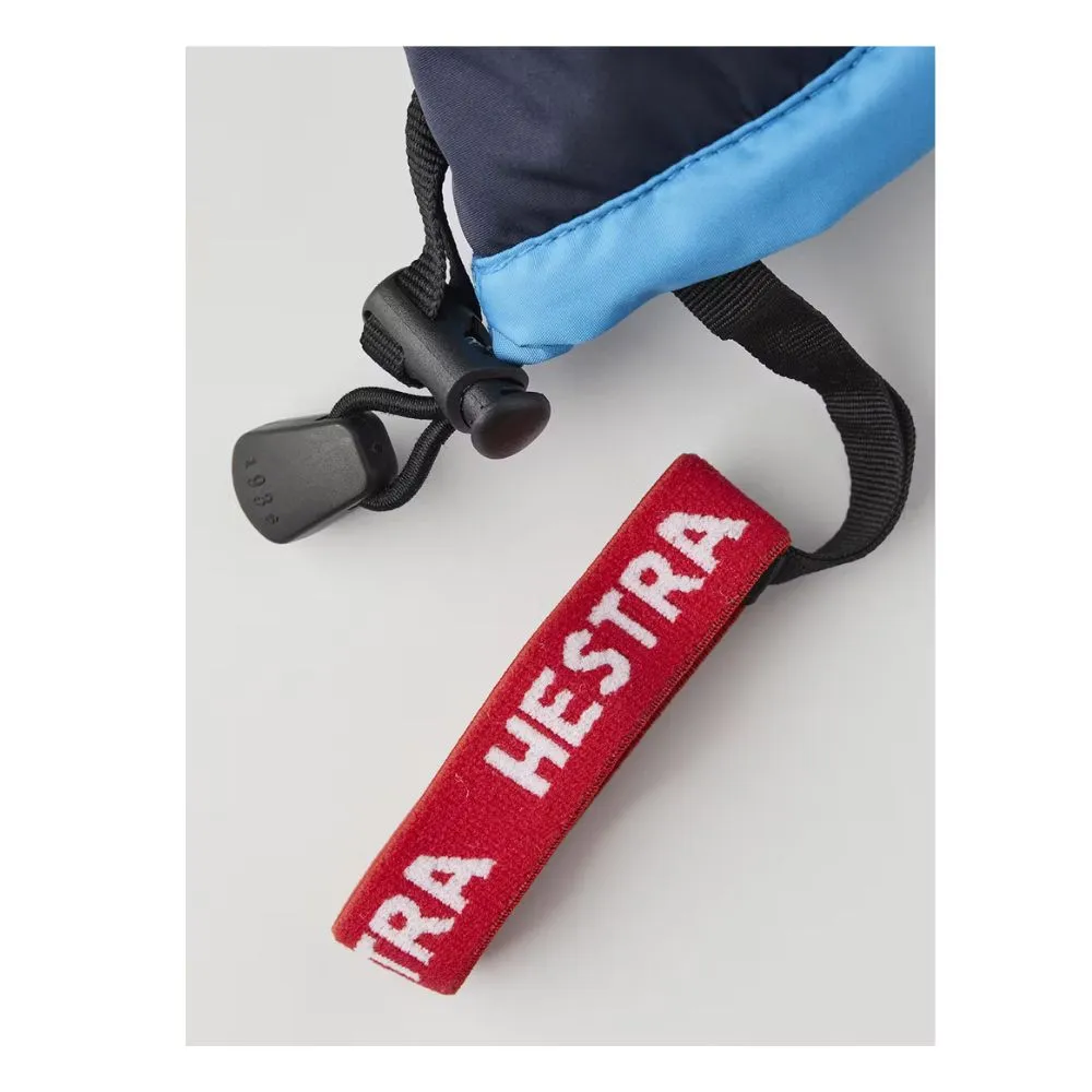 Hestra Gauntlet Czone Kids Ski Gloves - Navy/Sky Blue (32530)