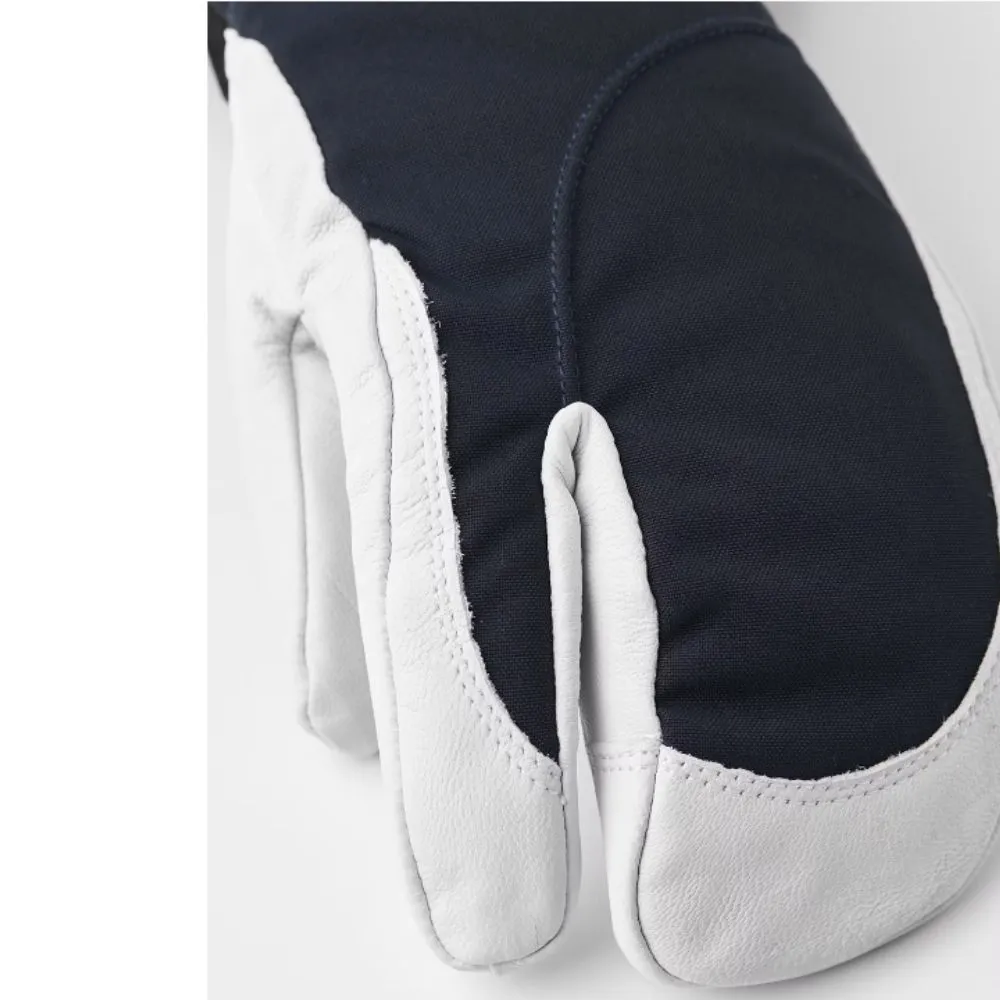 Hestra Heli Female 3-Finger Navy/Offwhite