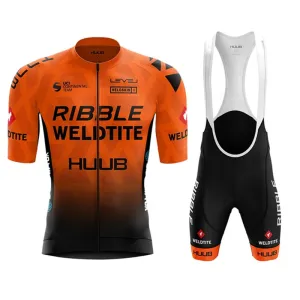 HUUB cycling Jersey suit Team Ribble Weldtite Bike Jersey Set  Summer Men clothing Short Sleeve Shirts Mtb Maillot Ropa Ciclismo