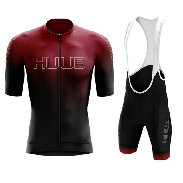 HUUB cycling Jersey suit Team Ribble Weldtite Bike Jersey Set  Summer Men clothing Short Sleeve Shirts Mtb Maillot Ropa Ciclismo