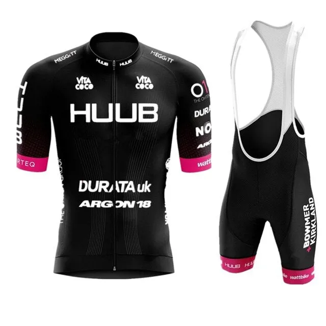 HUUB cycling Jersey suit Team Ribble Weldtite Bike Jersey Set  Summer Men clothing Short Sleeve Shirts Mtb Maillot Ropa Ciclismo