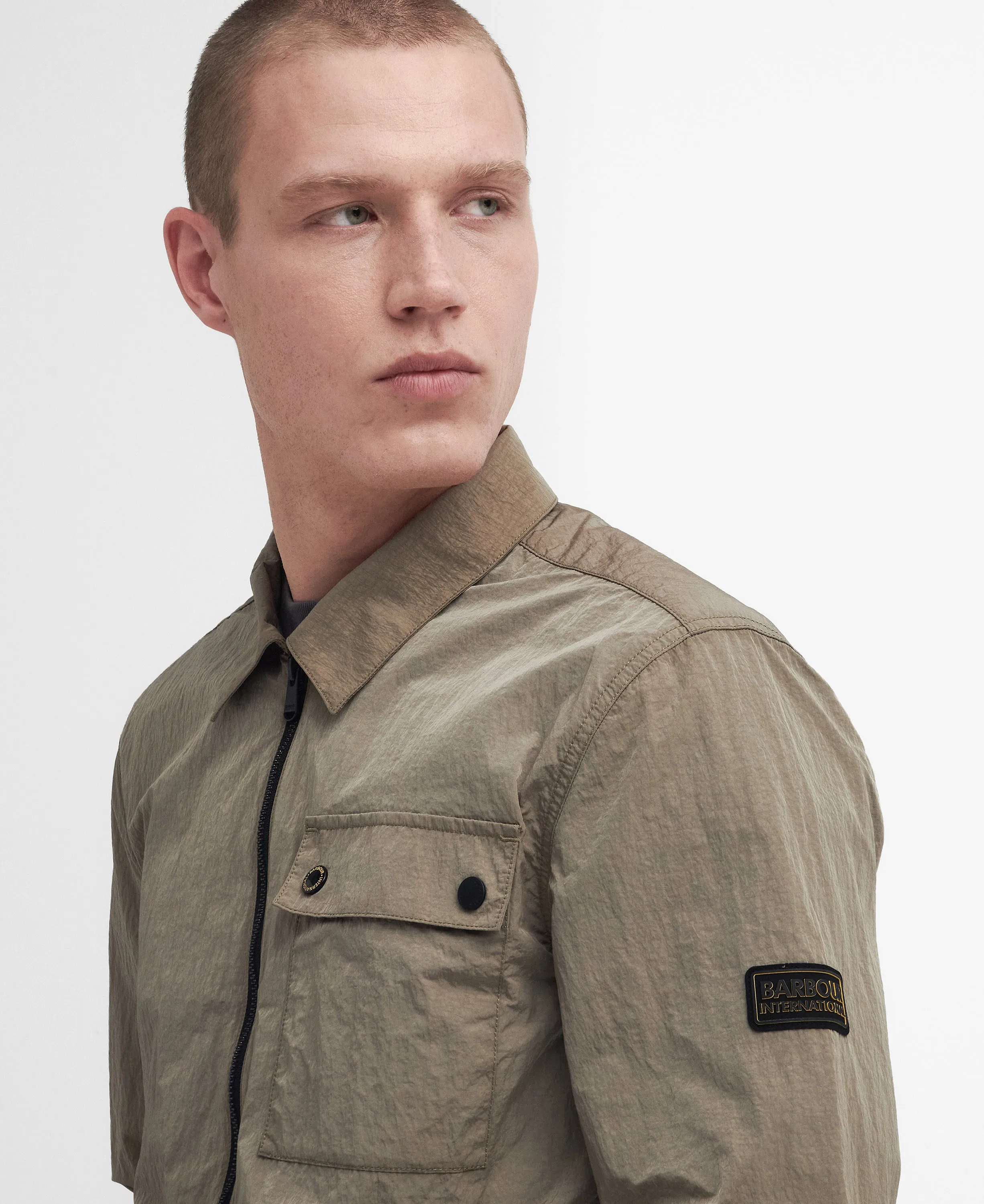 ID24678-Barbour Stone Inline Overshirt