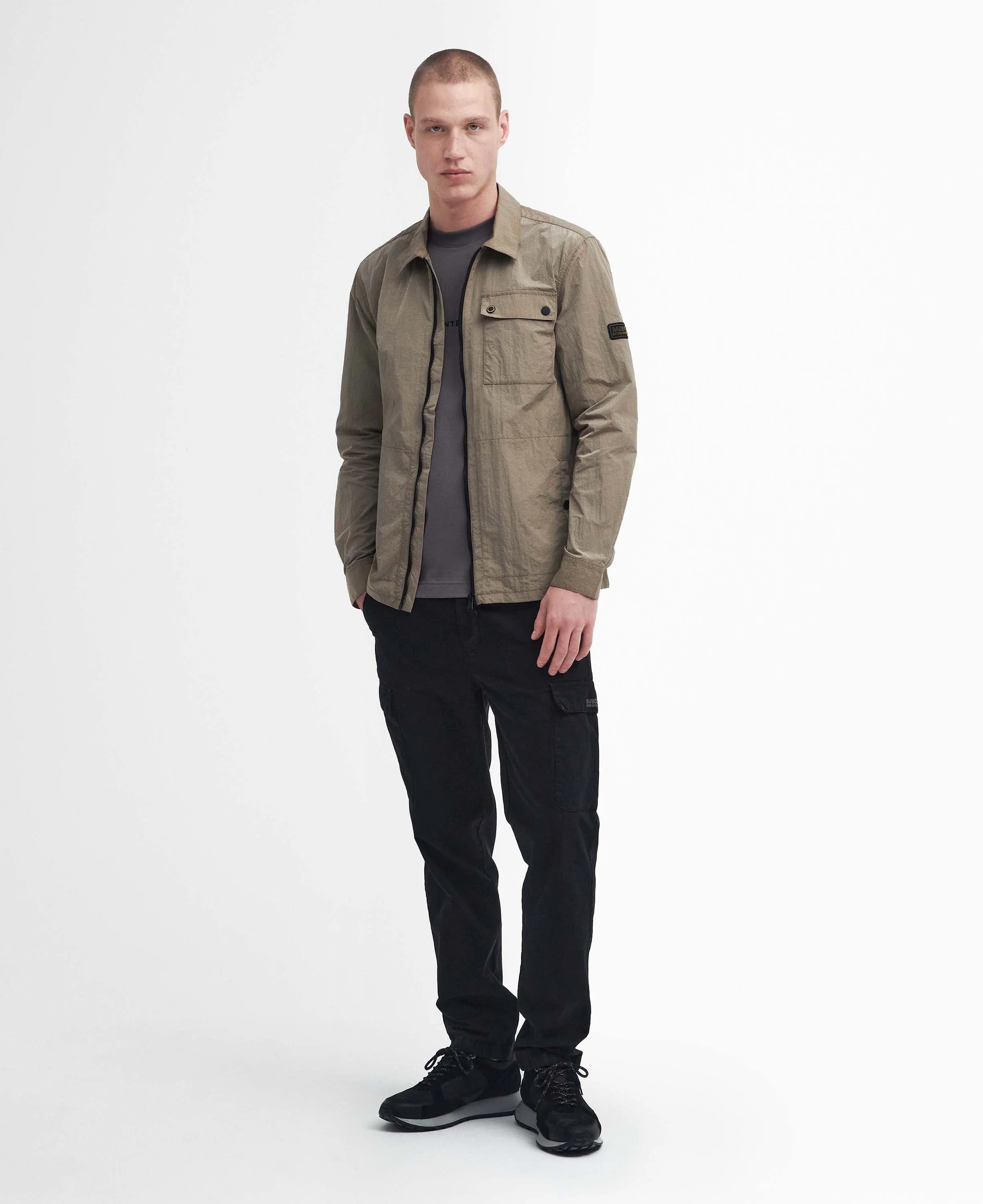 ID24678-Barbour Stone Inline Overshirt