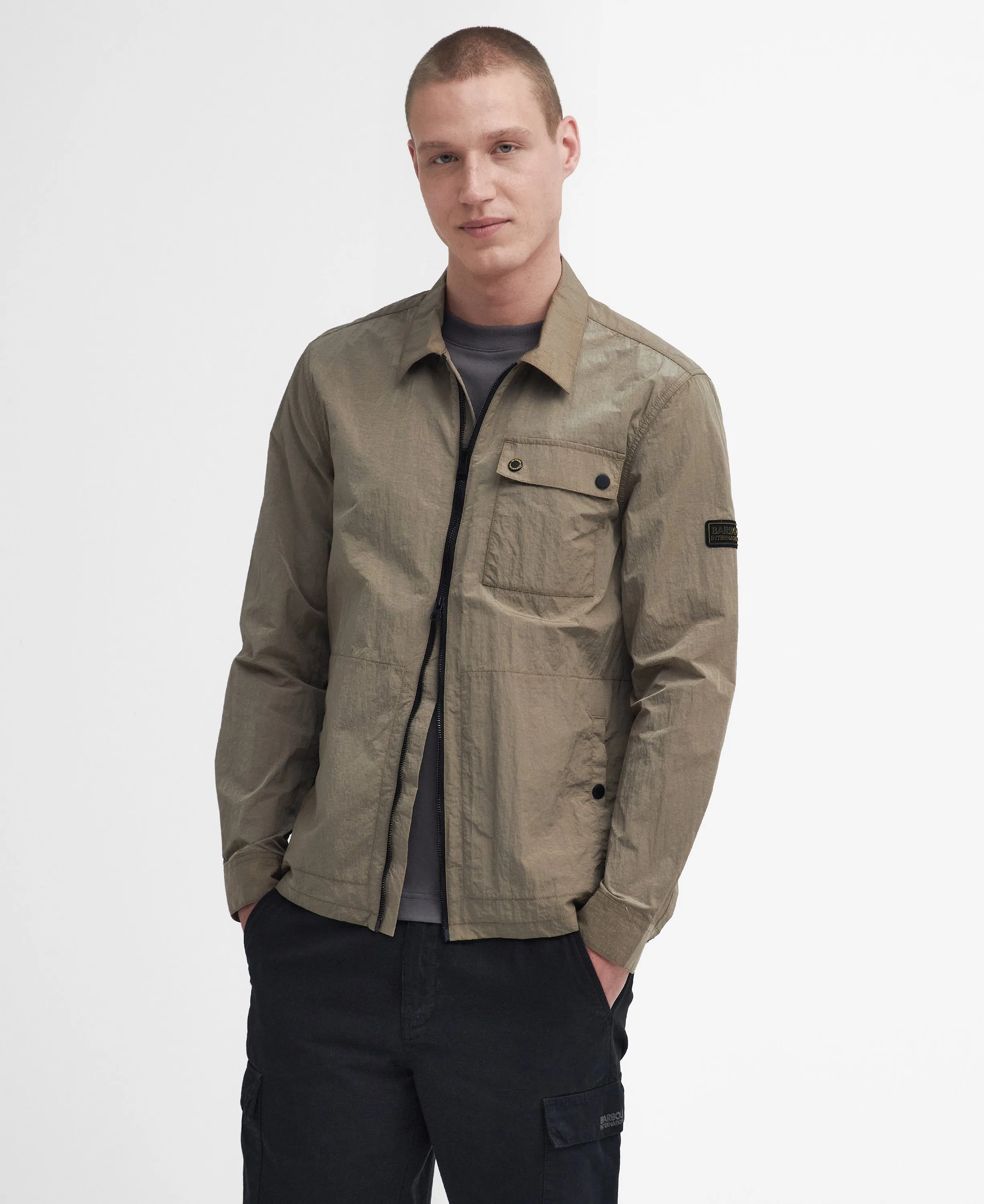 ID24678-Barbour Stone Inline Overshirt