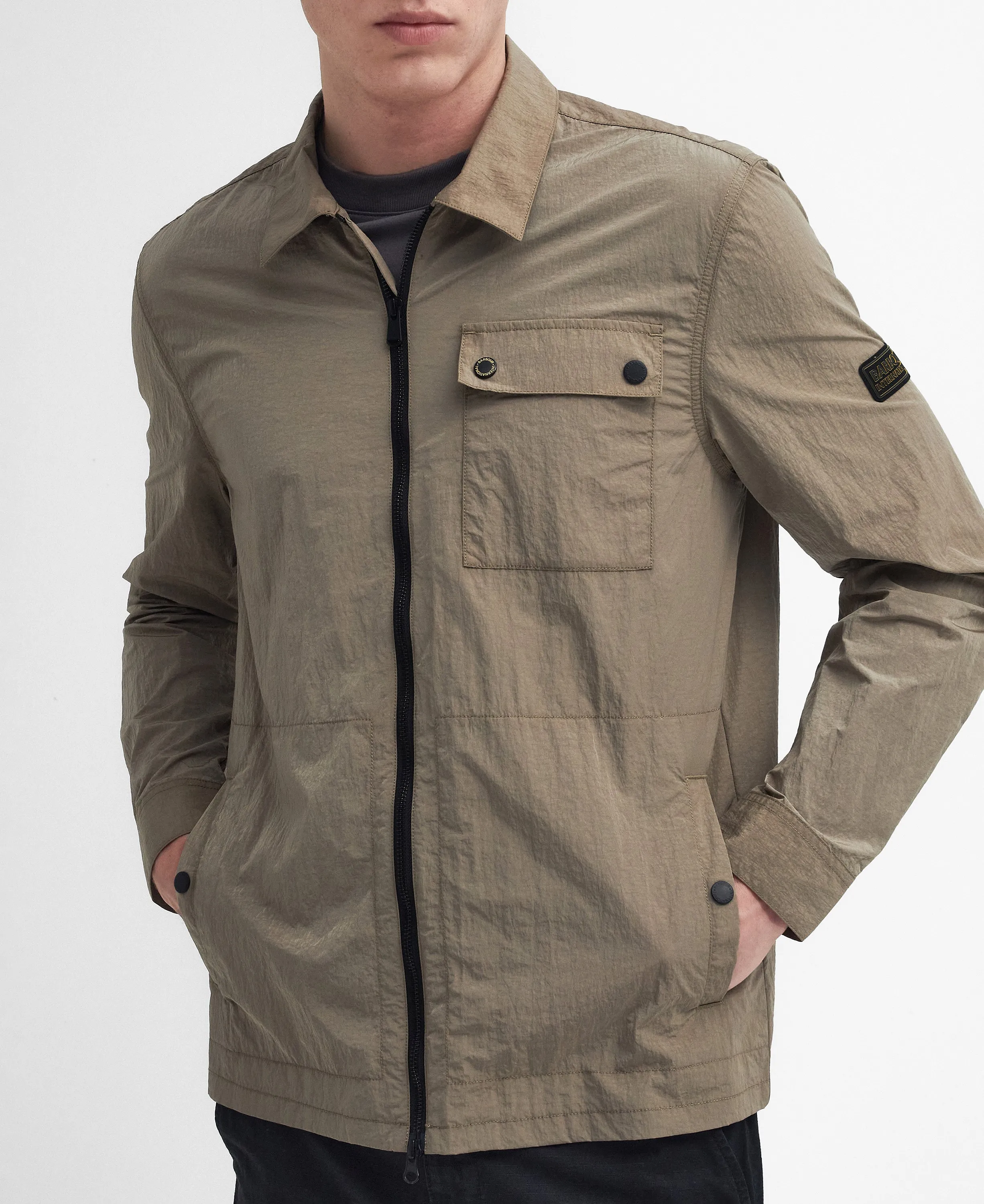 ID24678-Barbour Stone Inline Overshirt