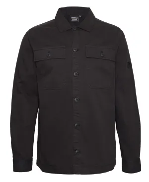 ID24679-Barbour Black Arlo Overshirt