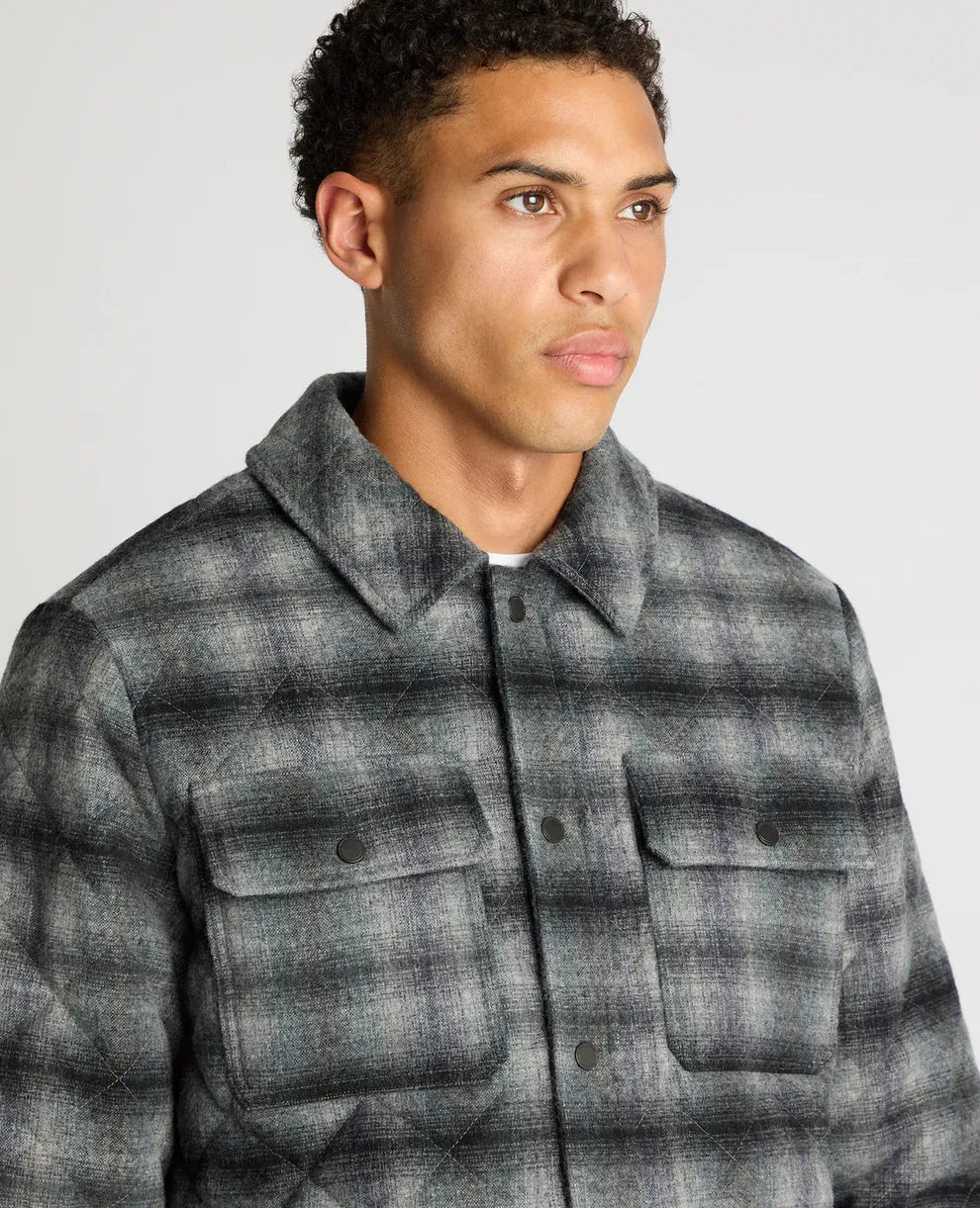 ID24701-Remus Grey Check Shacket