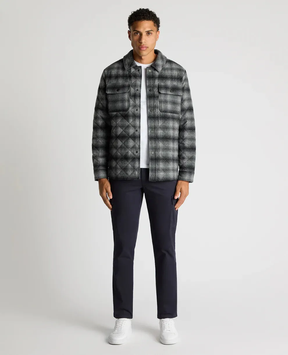 ID24701-Remus Grey Check Shacket