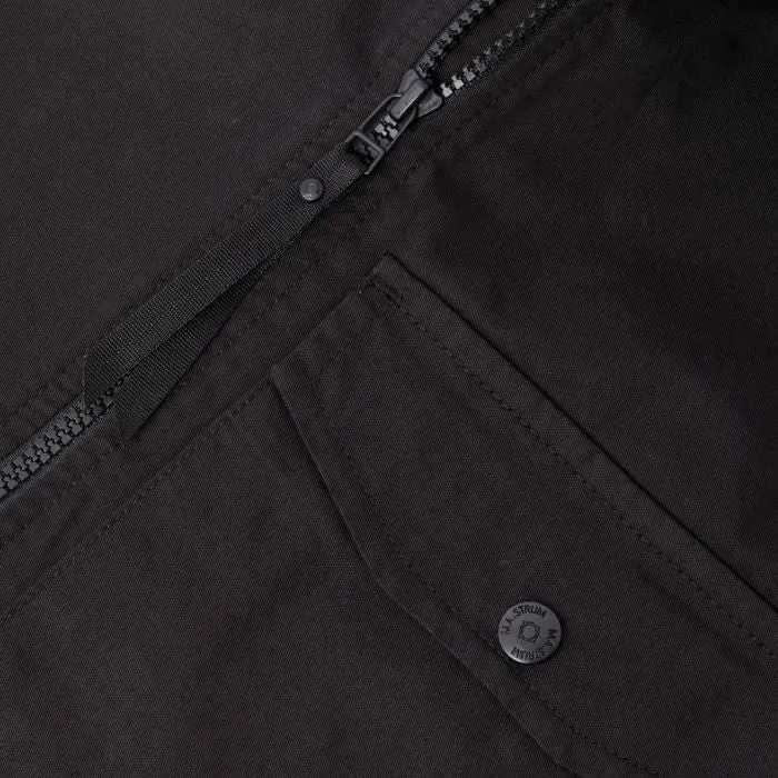 ID80191-Ma.Strum Full Zip Overshirt Black