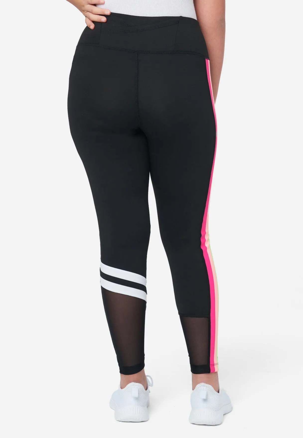 J Sport Stripe Full-Length Leggings
