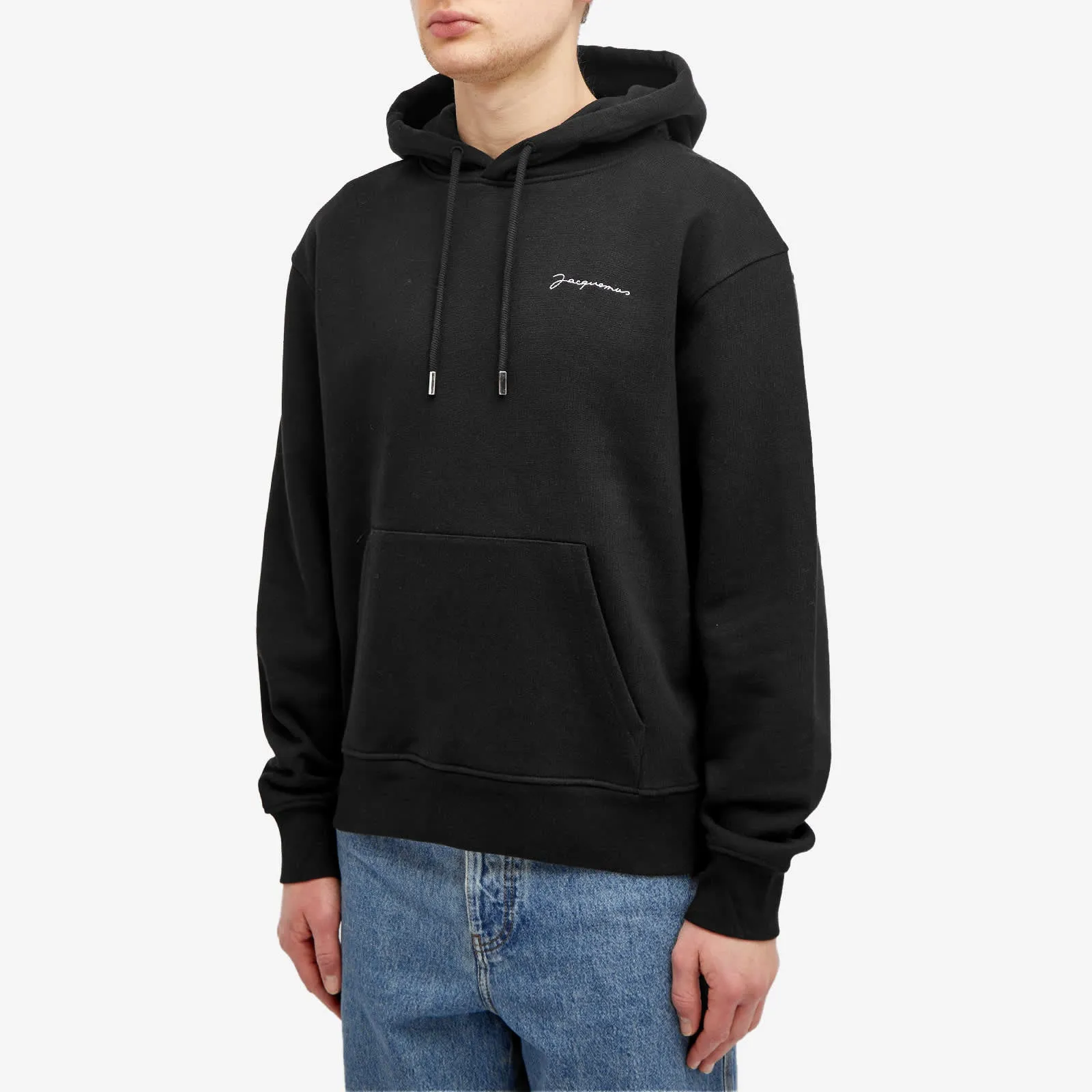 Jacquemus Brode Logo Hoodie, black