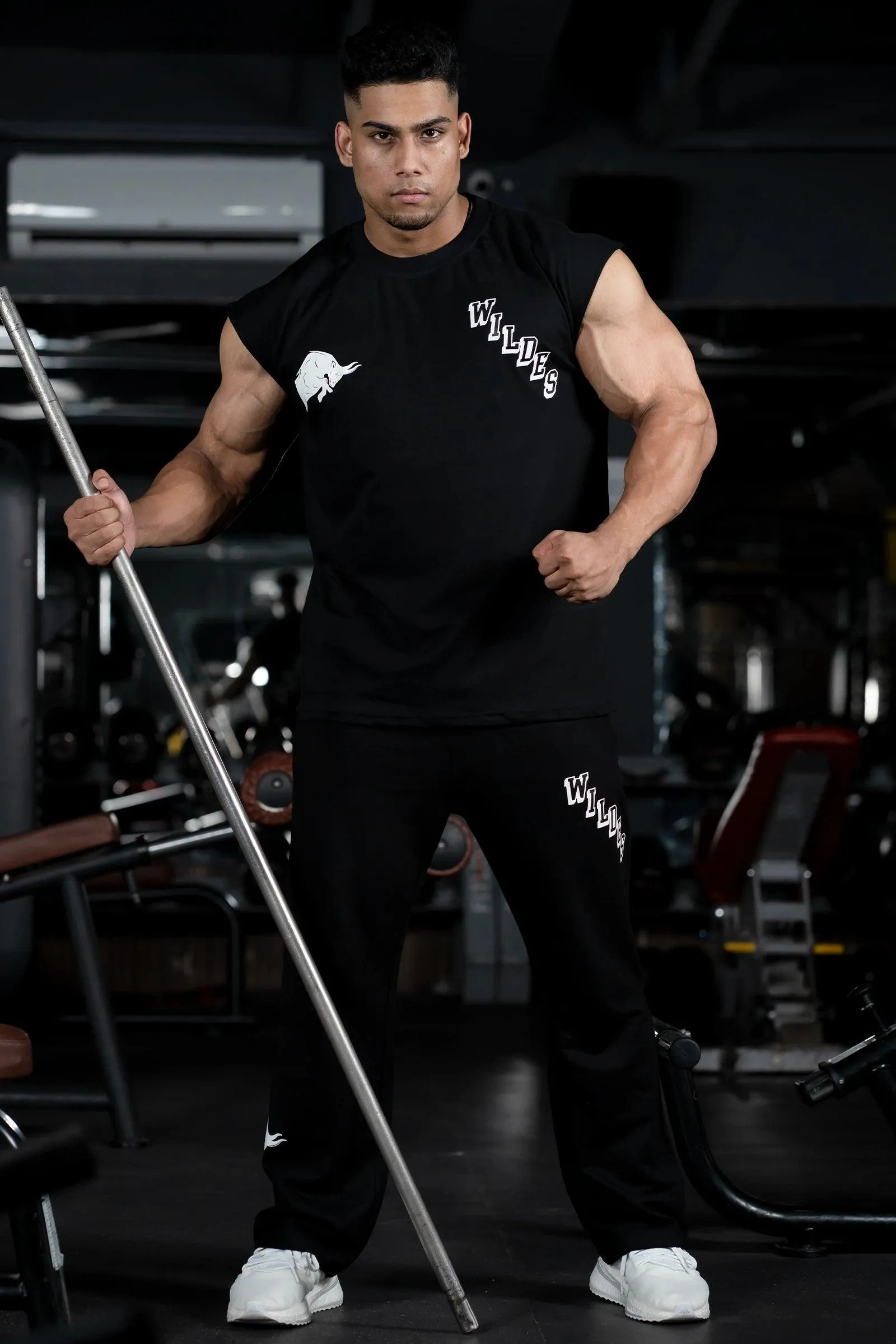 JOURNEY WILDES MUSCLE TEE (BLACK)