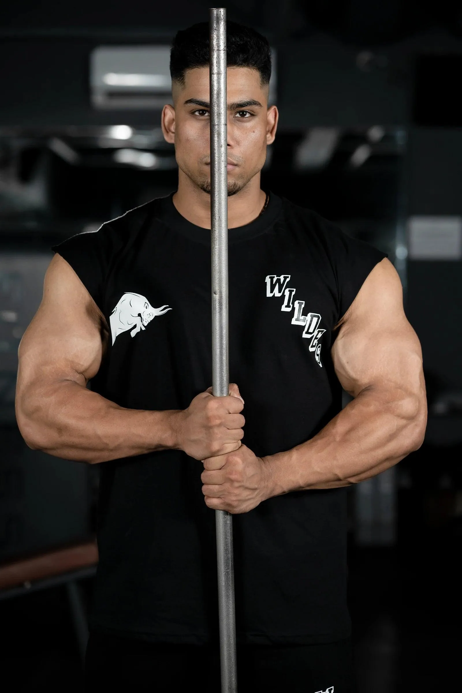 JOURNEY WILDES MUSCLE TEE (BLACK)