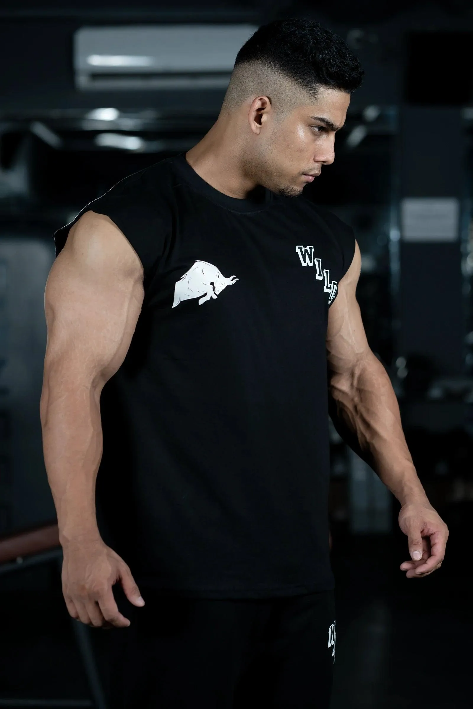 JOURNEY WILDES MUSCLE TEE (BLACK)
