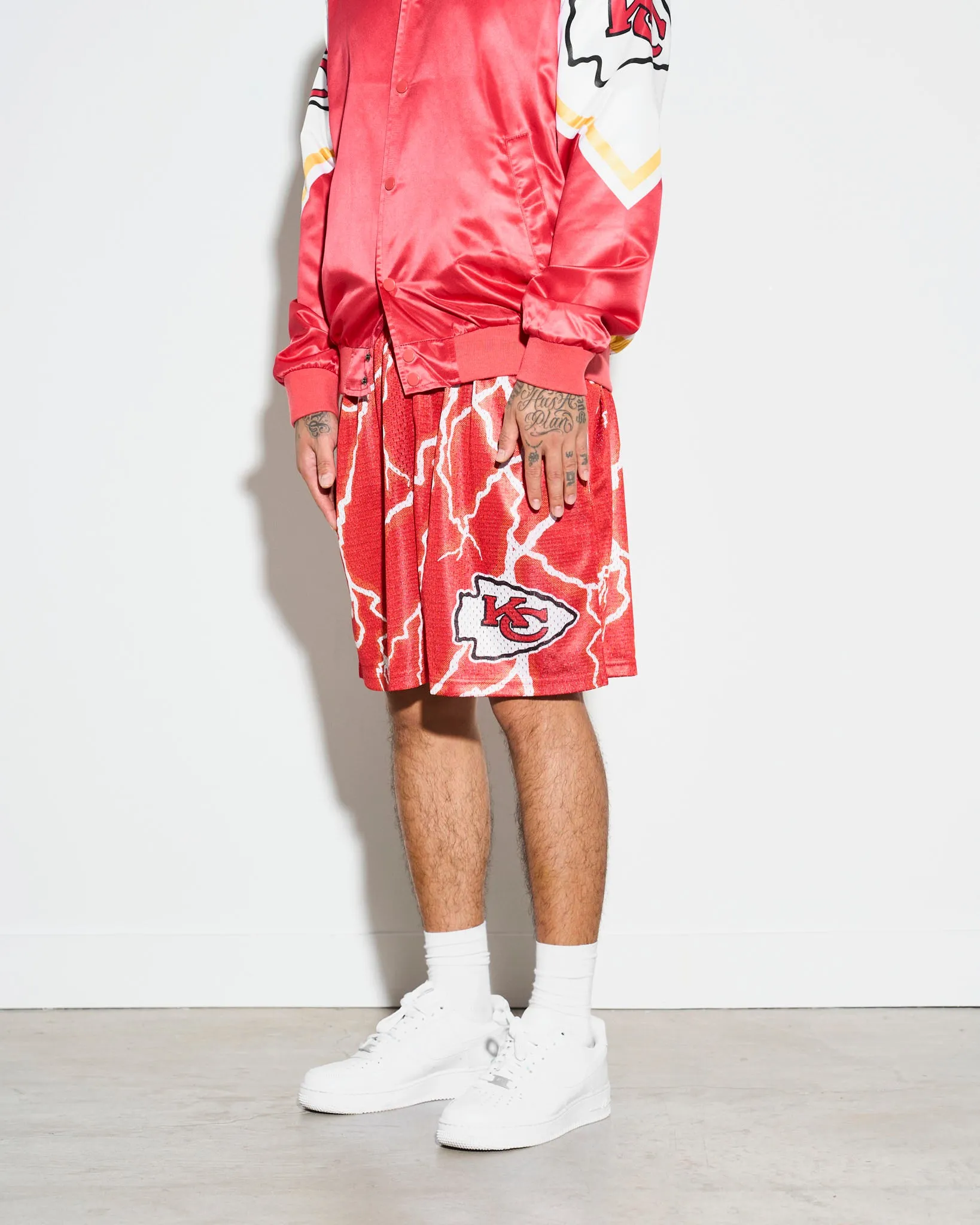 Kansas City Chiefs Lightning Retro Shorts