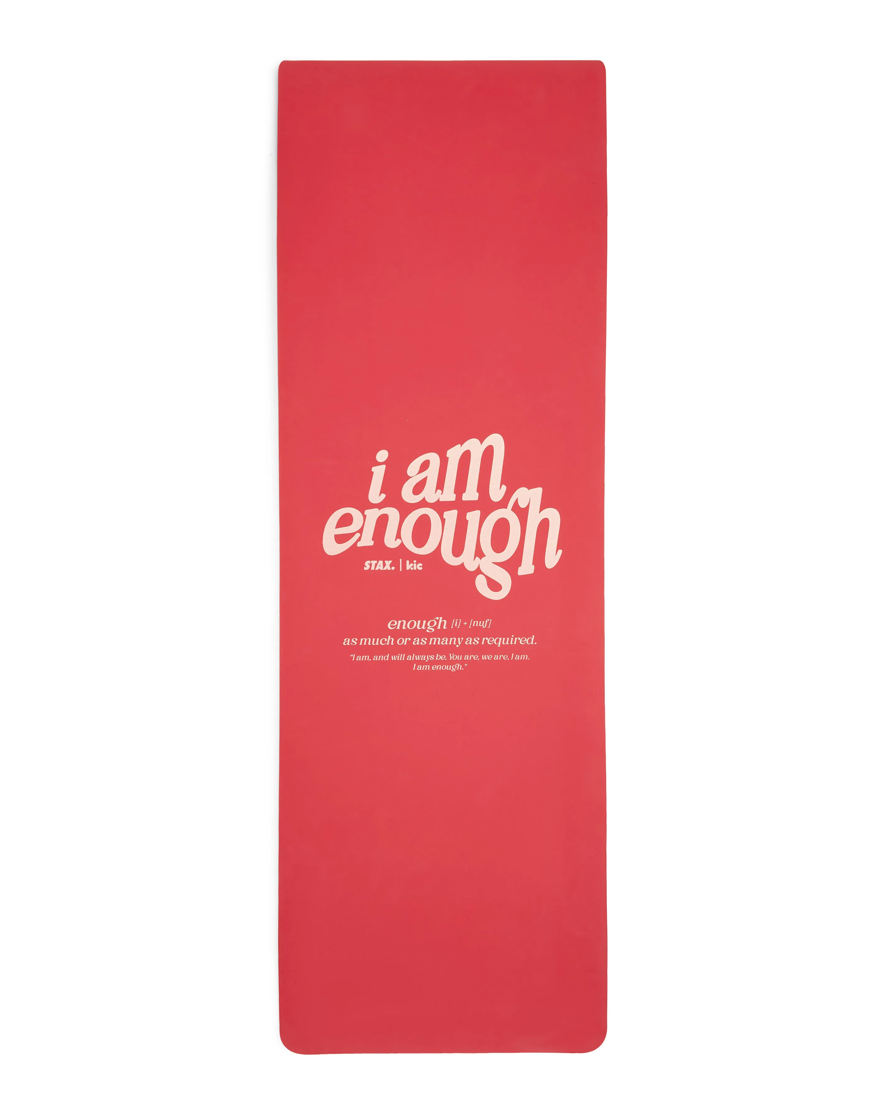 Kic Yoga Mat - Dark Pink