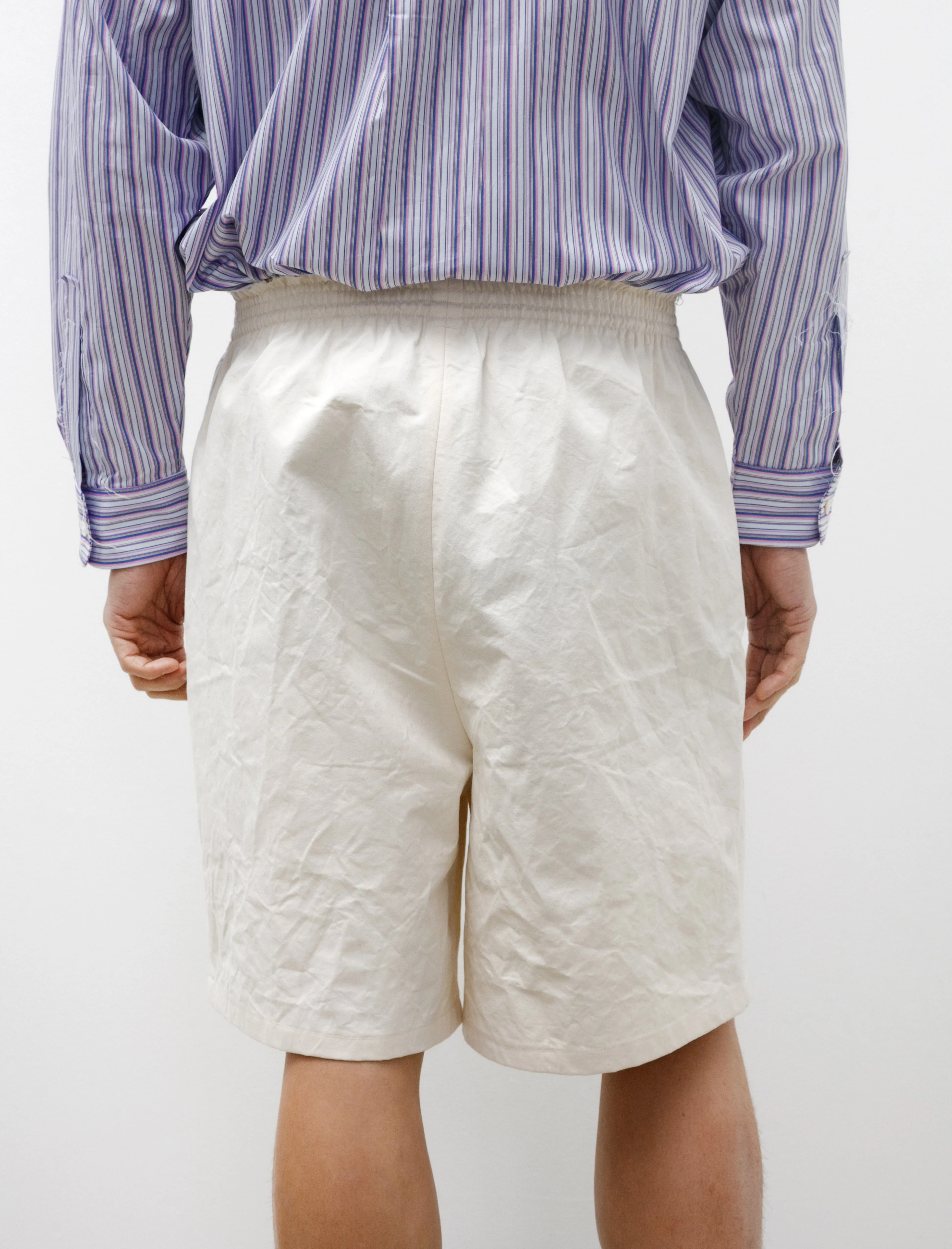 Knee Shorts White
