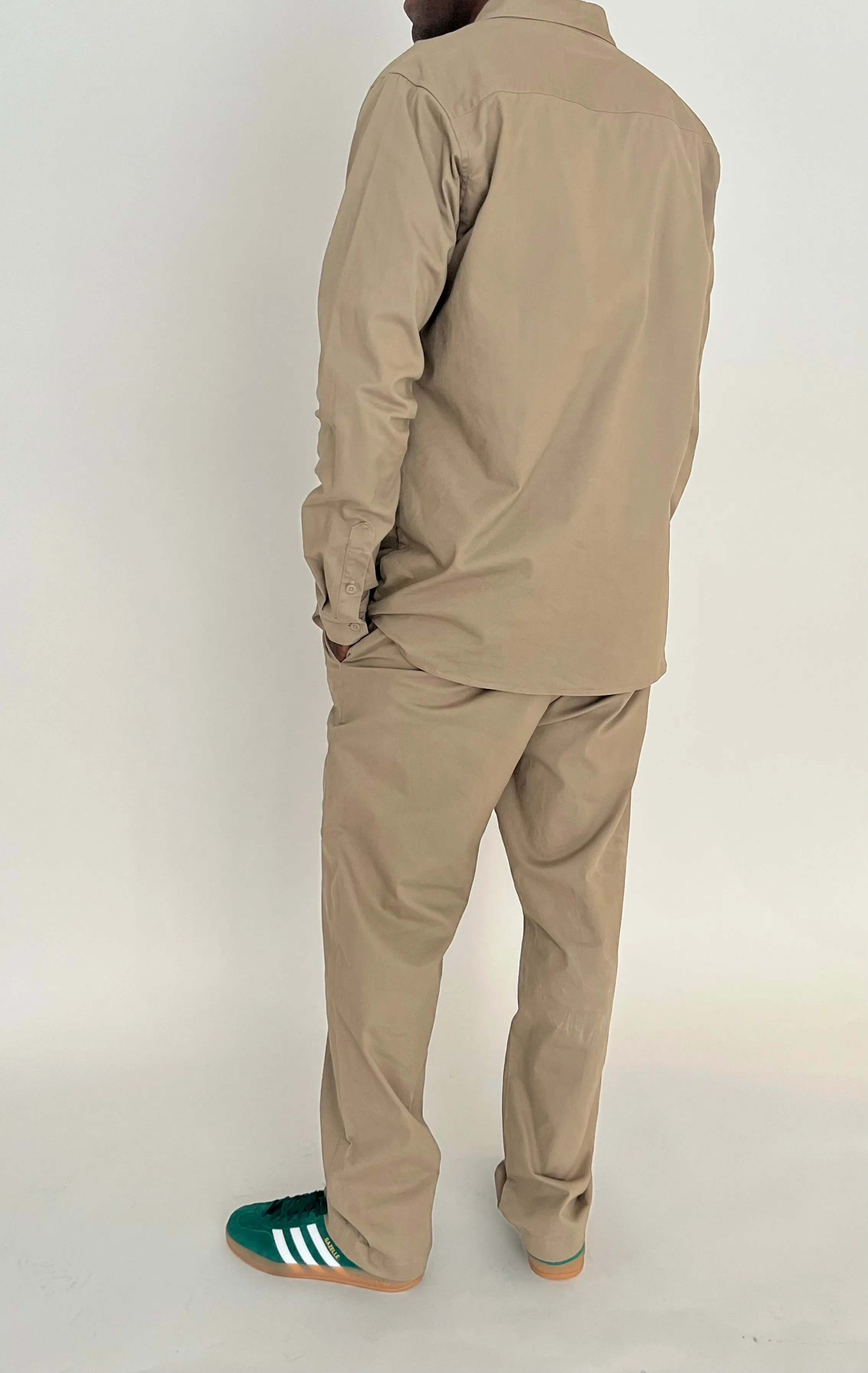 Kyoto Overshirt Khaki Beige