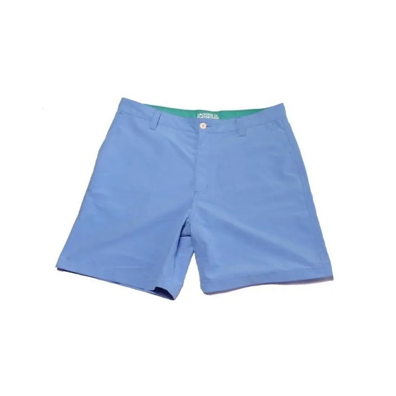 Lacrosse Playground Convertible Sky Blue Mesh Print Men's Lacrosse Shorts
