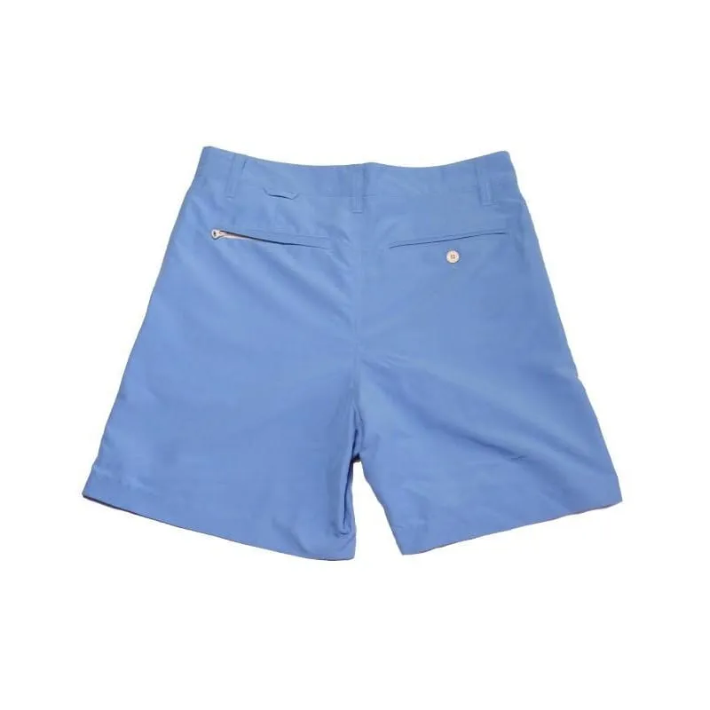 Lacrosse Playground Convertible Sky Blue Mesh Print Men's Lacrosse Shorts