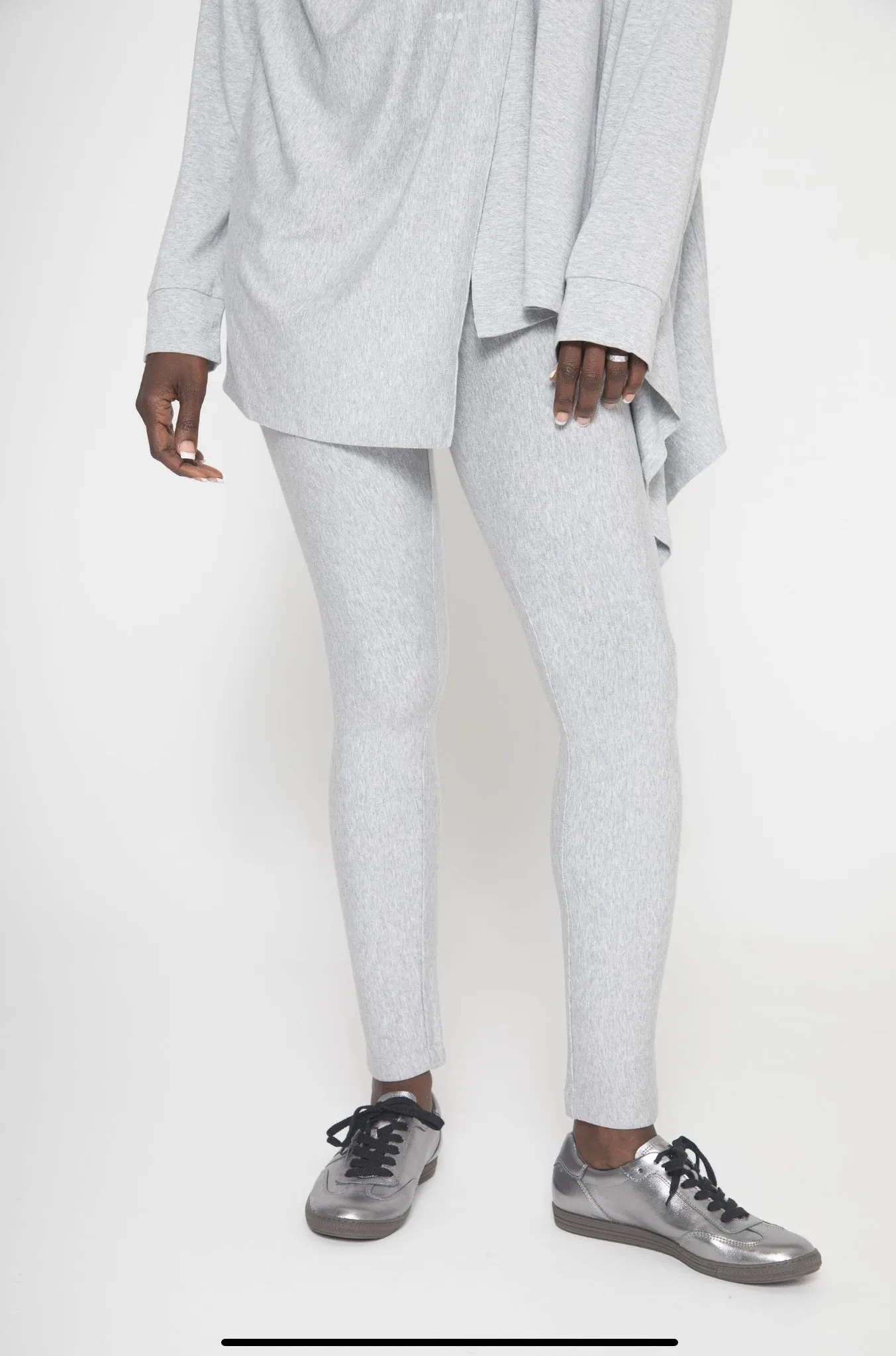 Legging - Heather Grey Fleece