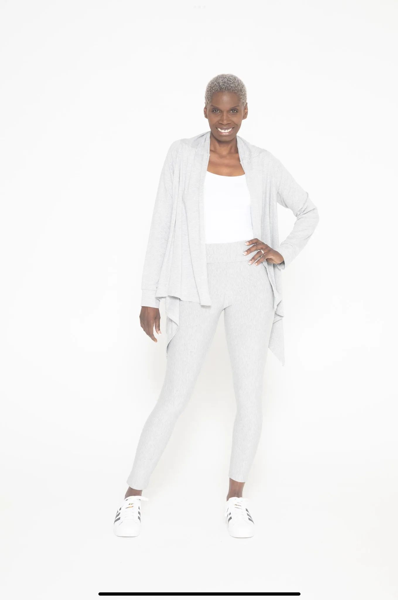 Legging - Heather Grey Fleece