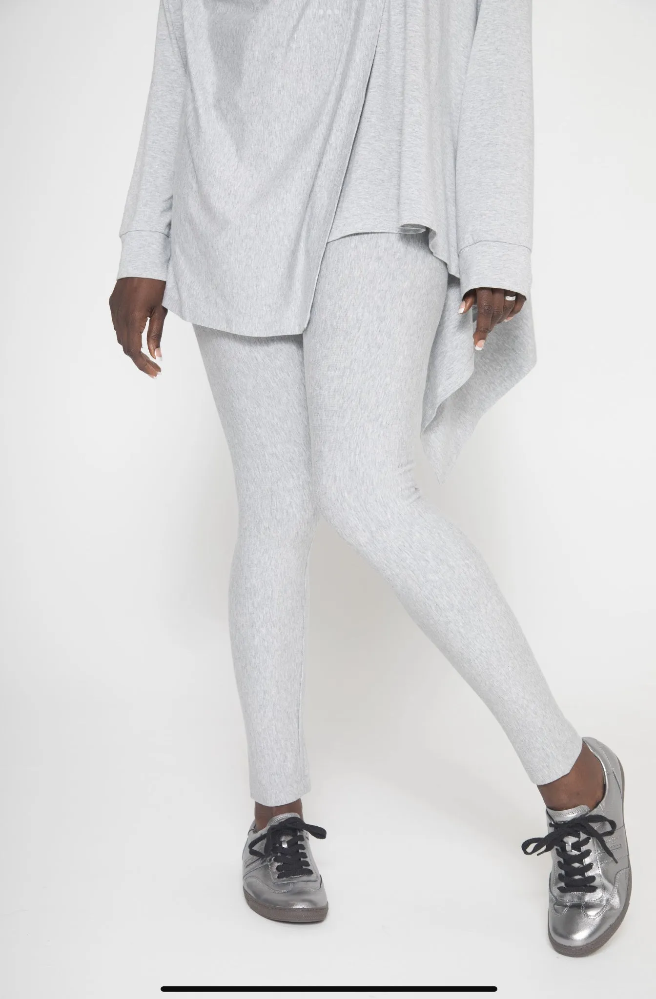 Legging - Heather Grey Fleece