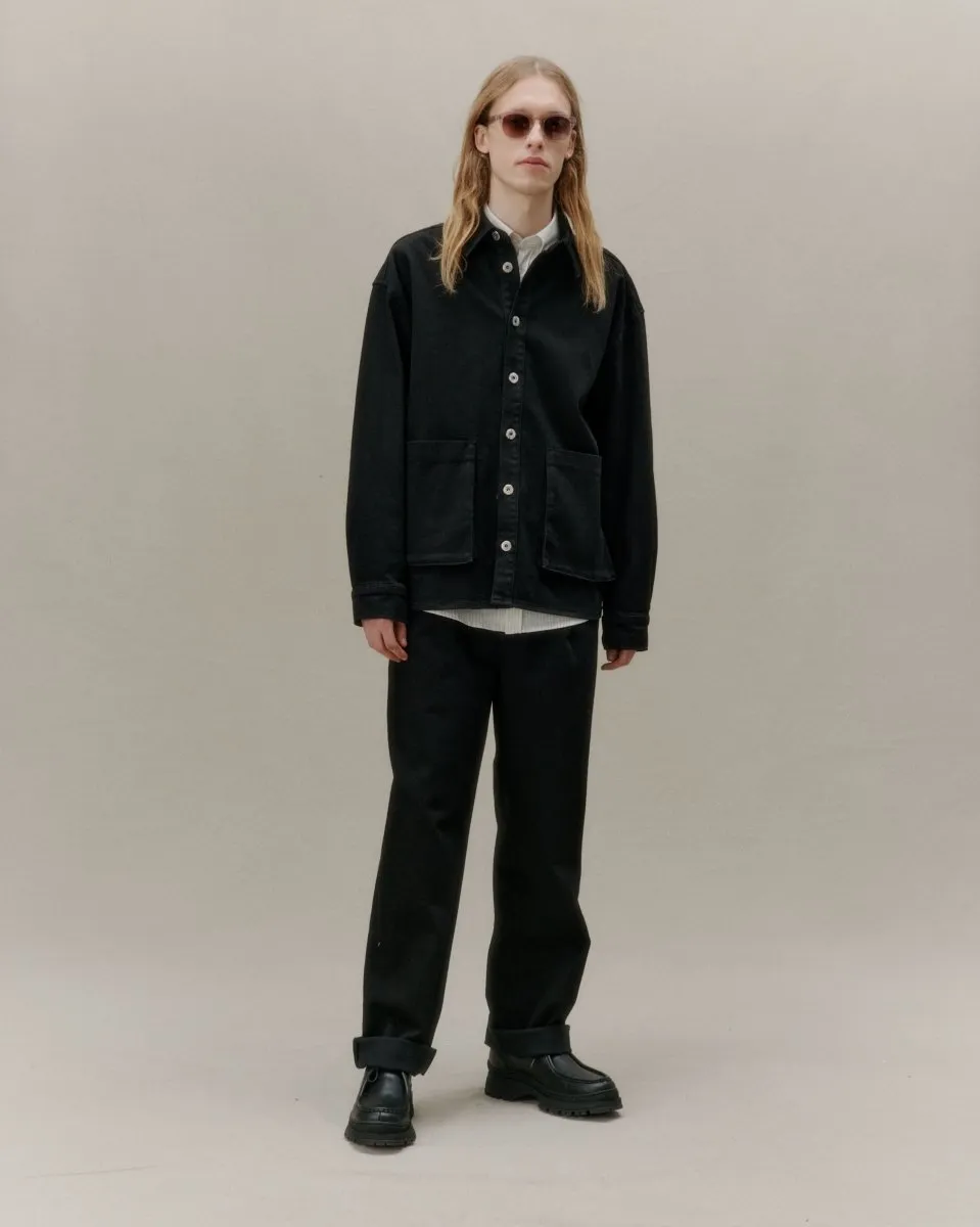 Libertine Venture overshirt 3483 Deep Solid Black