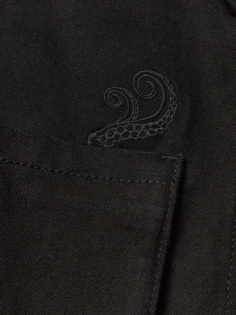 Libertine Venture overshirt 3483 Deep Solid Black