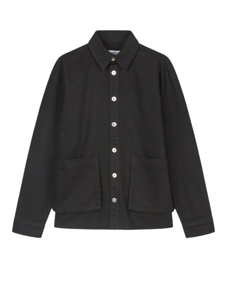 Libertine Venture overshirt 3483 Deep Solid Black