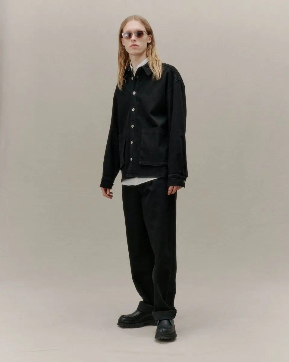 Libertine Venture overshirt 3483 Deep Solid Black