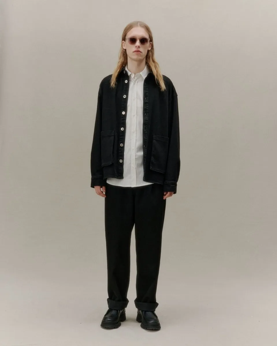 Libertine Venture overshirt 3483 Deep Solid Black